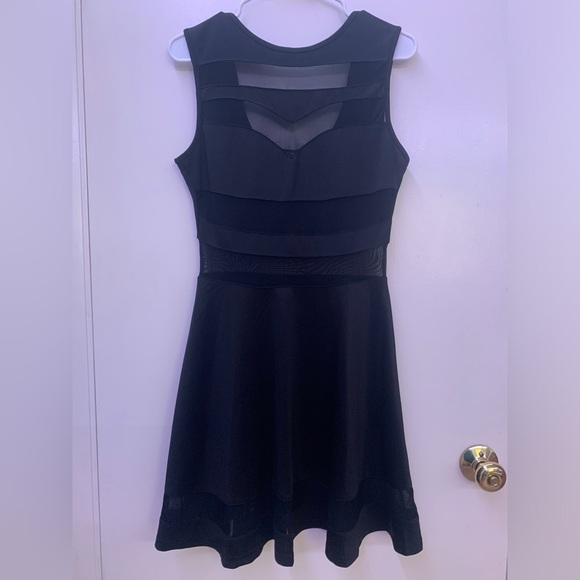 Zeagoo Sheer Mesh Cutout Dress - Picture 1 of 5
